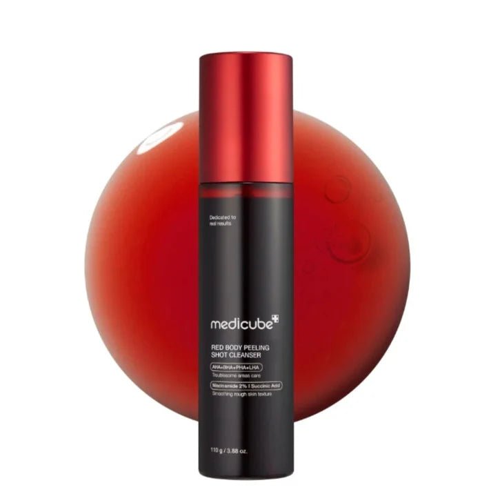 MEDICUBE Red body peeling shot cleanser - Korean Booster