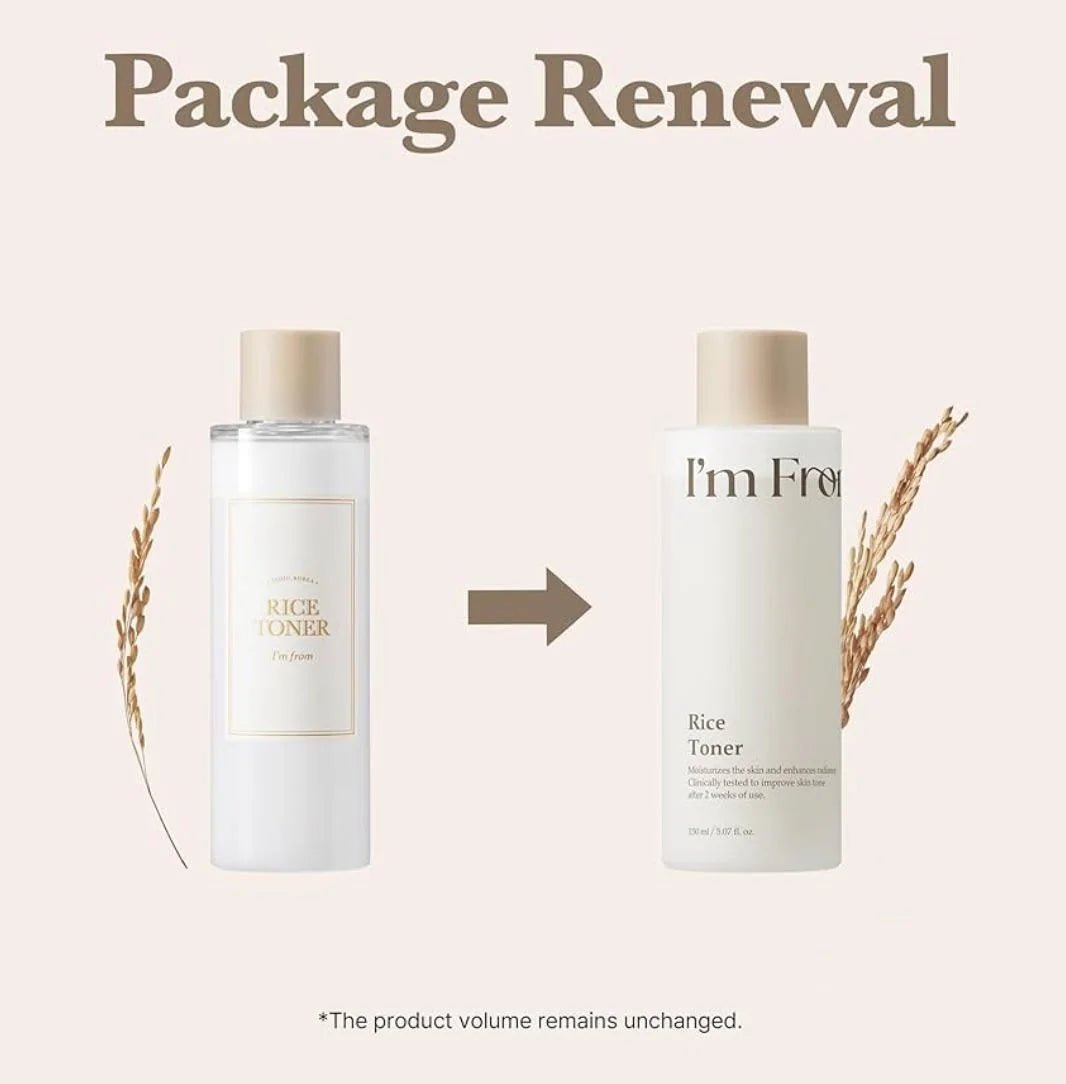 I'm from - Rice Toner 150ml - Korean Booster