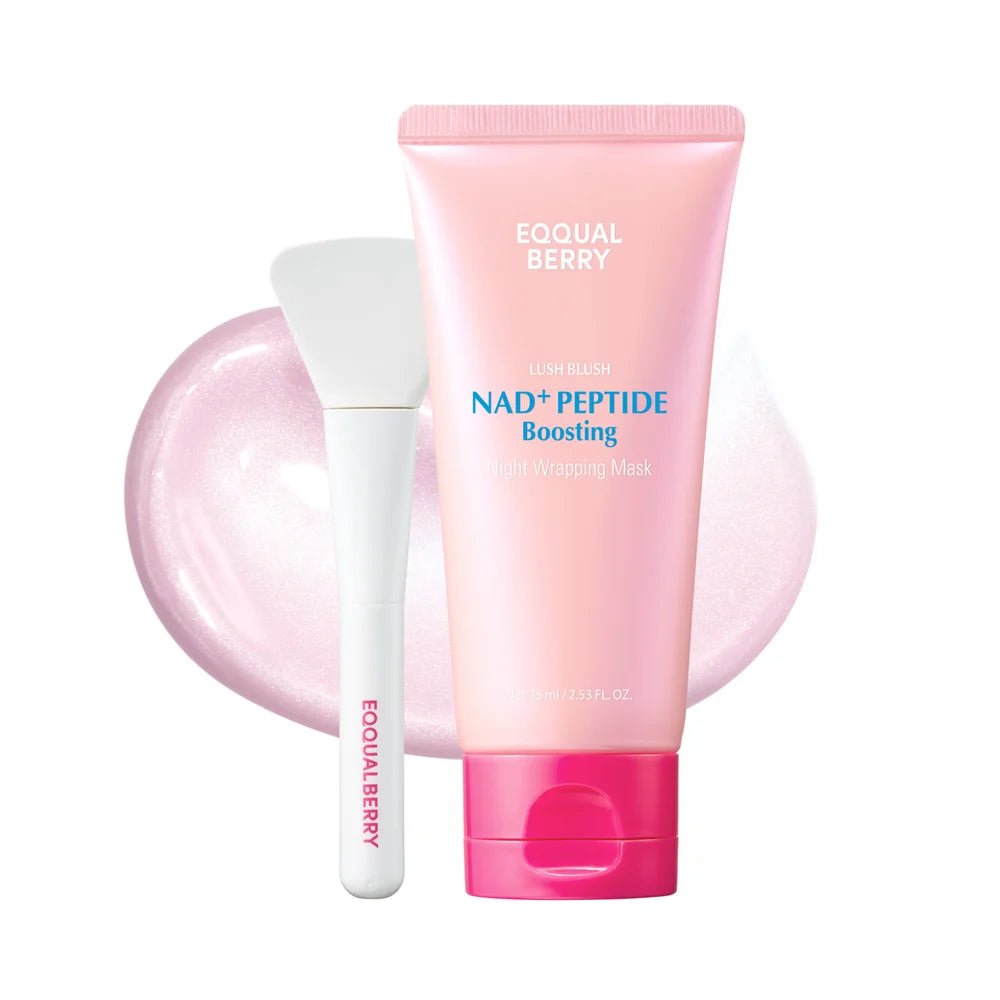 EQQUALBERRY - NAD+ Peptide Boosting Night Wrapping Mask Set - Korean Booster