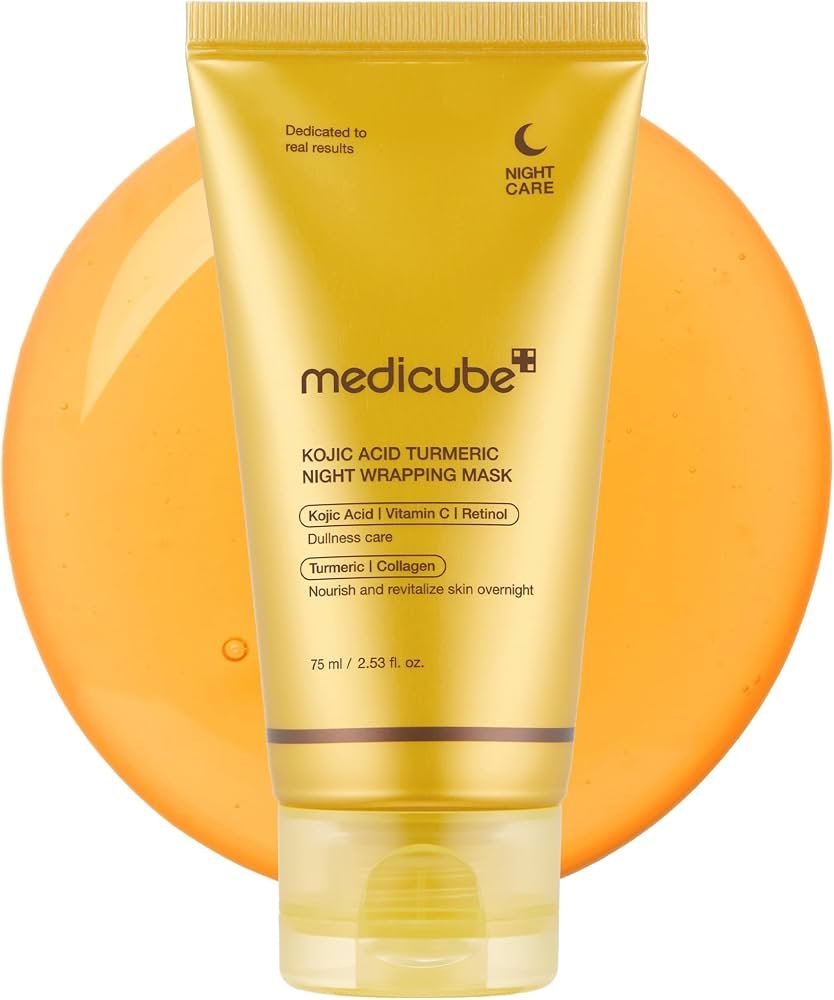Medicube – Kojic Acid Turmeric Night Wrapping Mask 75 ML - Korean Booster