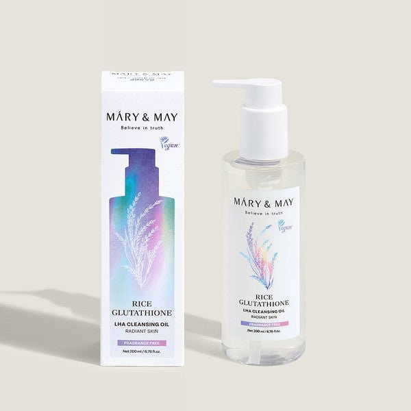 Mary&May Rice + Glutathione LHA Cleansing Oil - Korean Booster