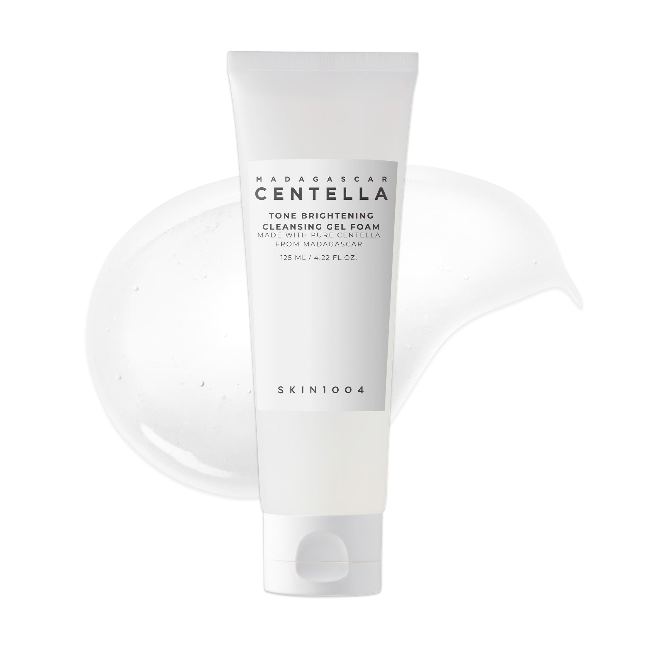 Madagascar Centella Tone Brightening Cleansing Gel Foam, 125 ml - Korean Booster