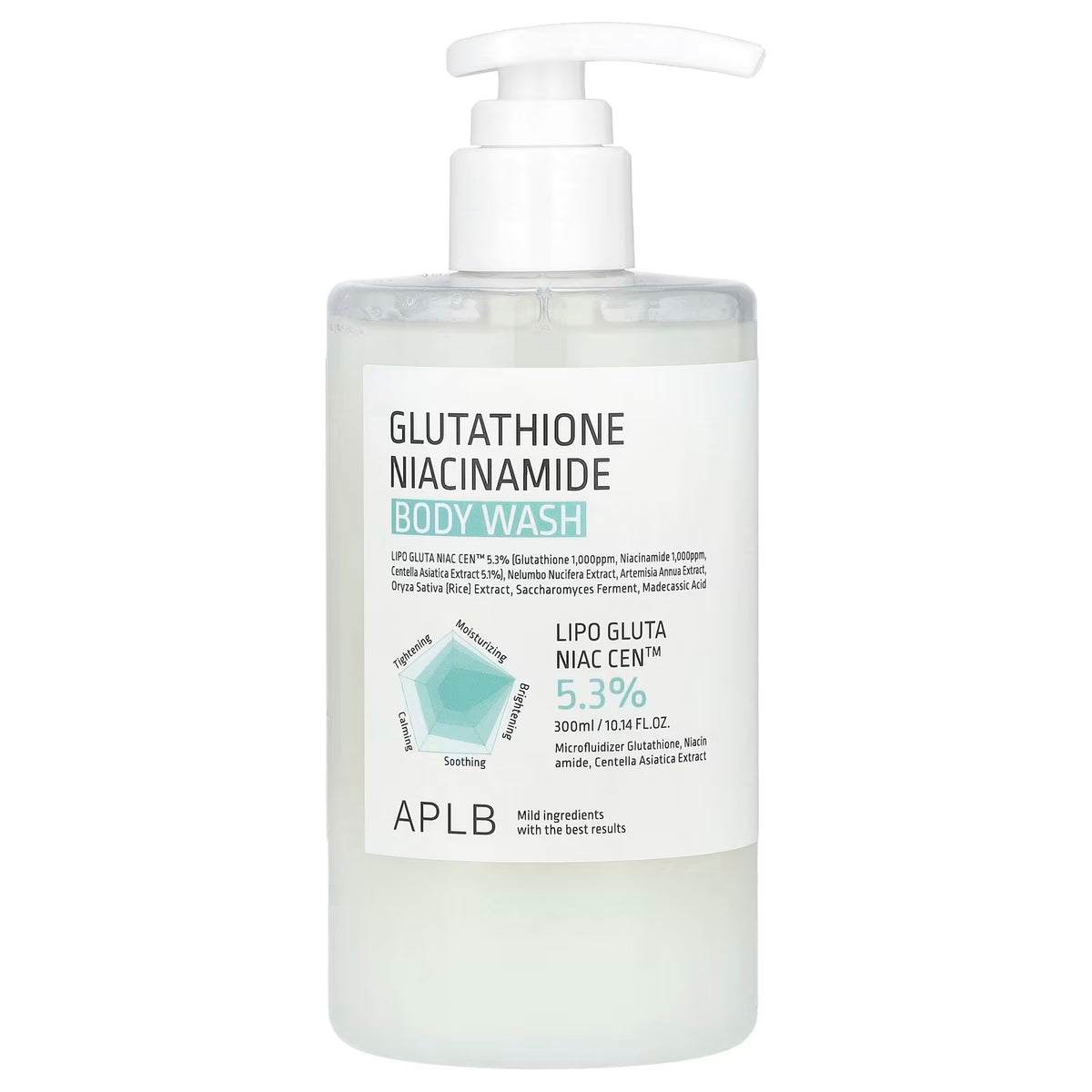APLB - Glutathione Niacinamide Body Wash 300 ml - Korean Booster