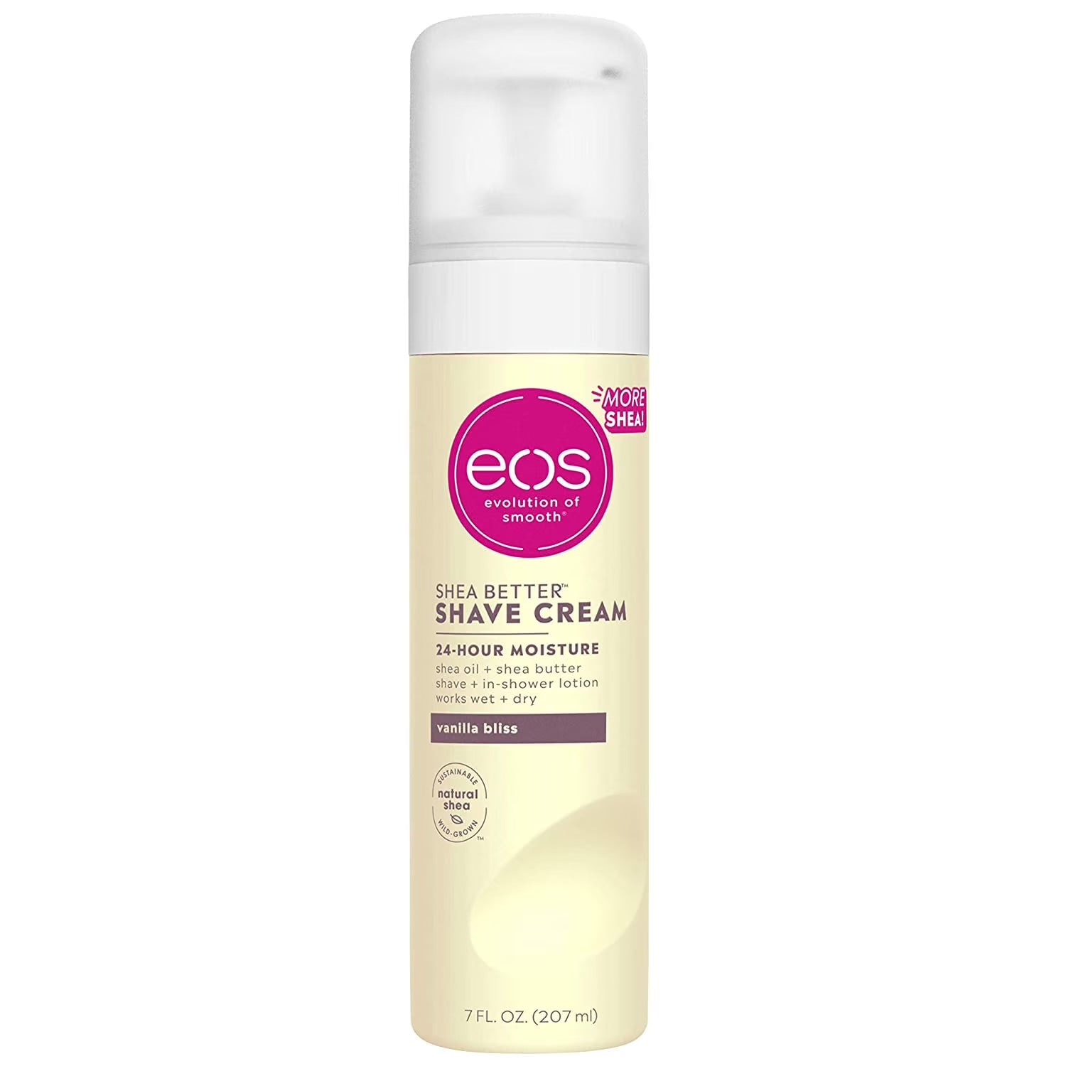 EOS Shea Better 24H Moisture Shave Cream, Vanilla Bliss (207 ml)