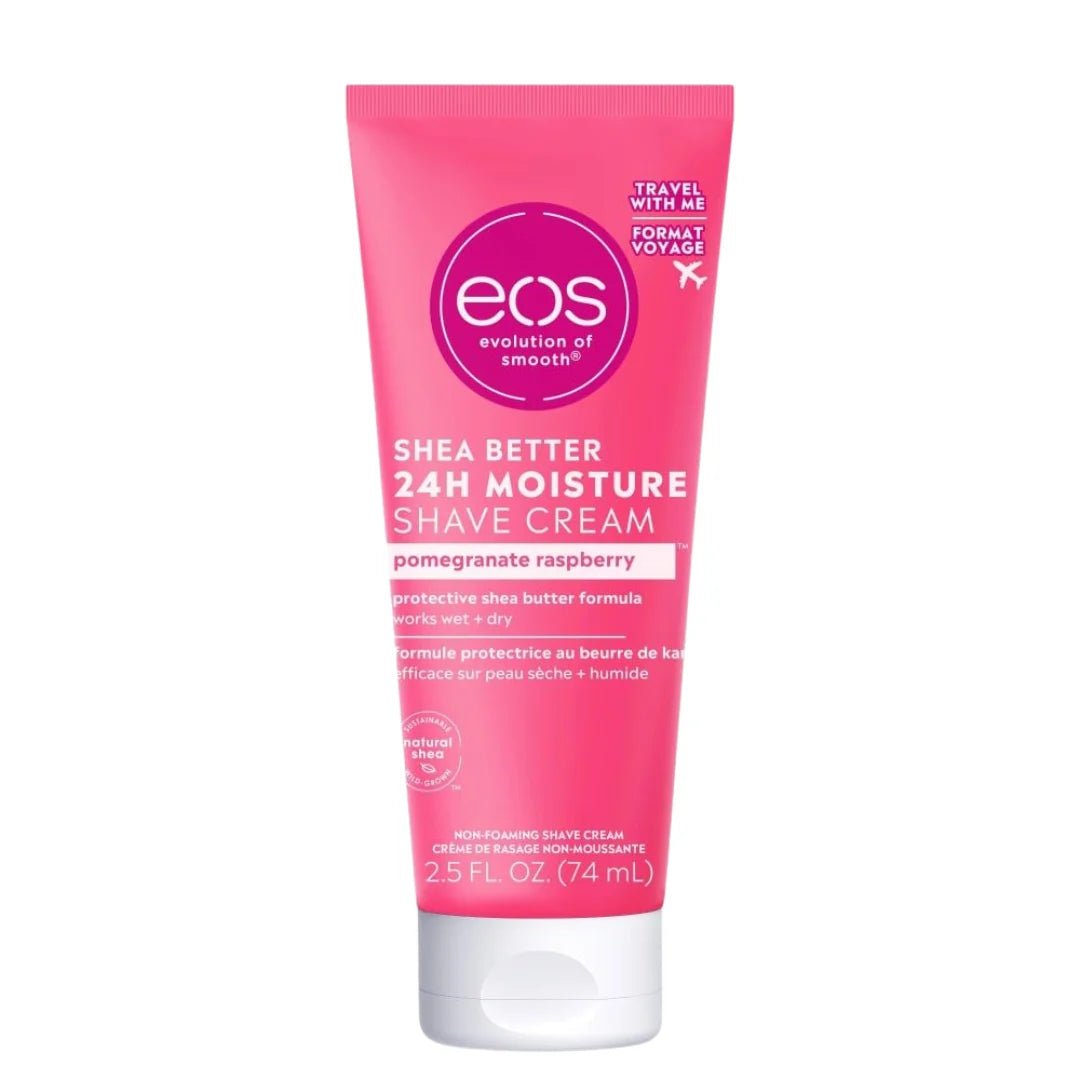 EOS Pomegranate Raspberry Travel Shave Cream 74ml - Korean Booster
