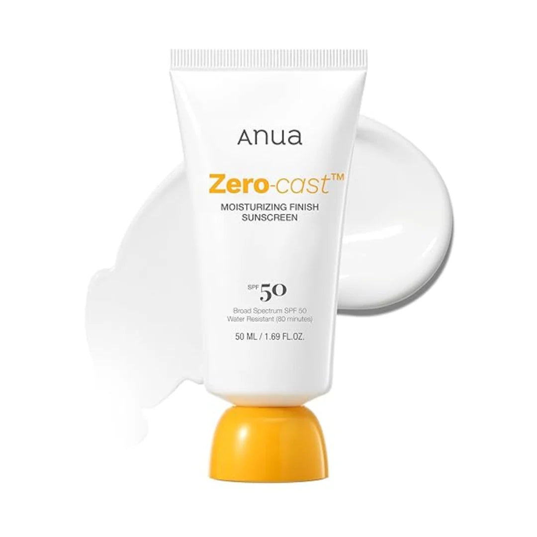 Anua Zero-Cast Moisturizing Finish Sunscreen 50ml