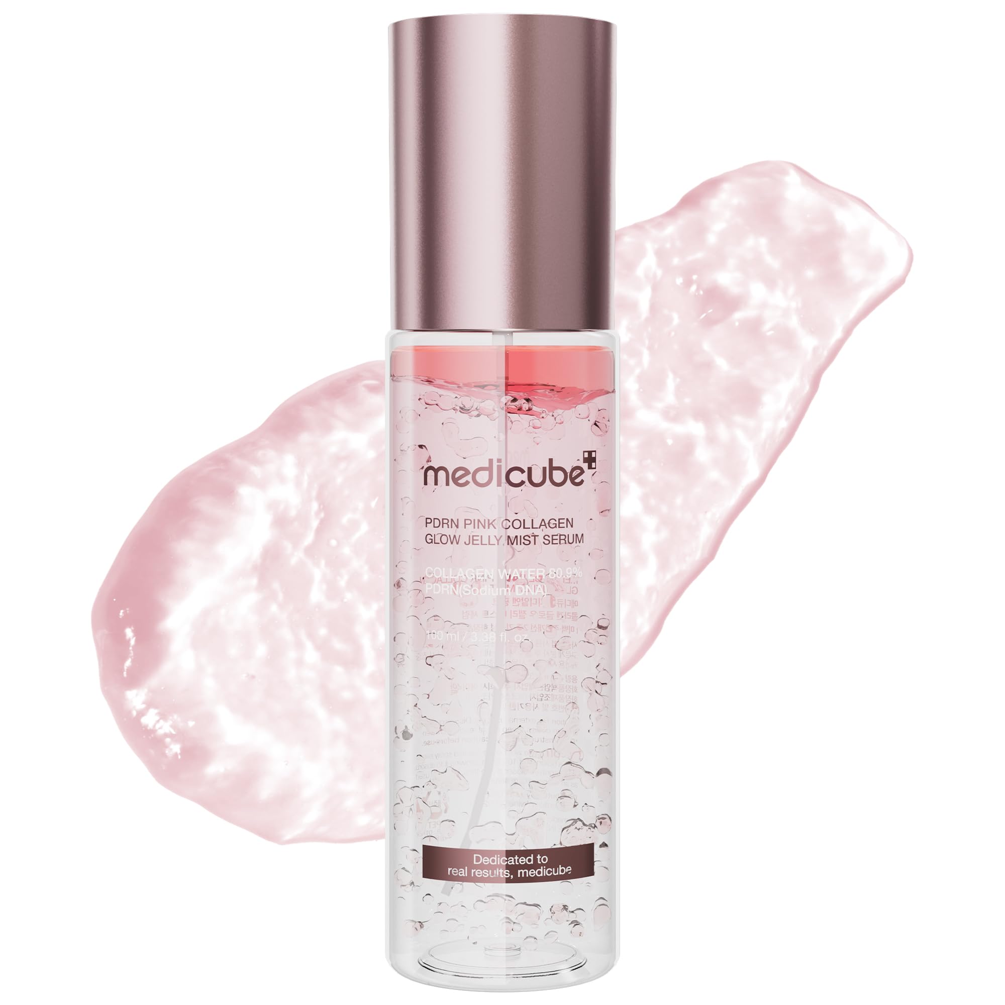 medicube Jelly Mist Serum with Pink PDRN Collagen, 100ml